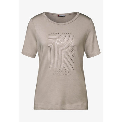 Street One t-paita printti, beige