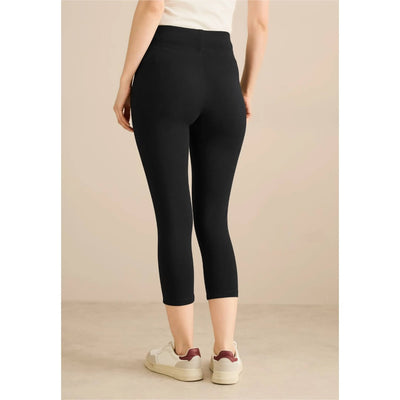 Cecil leggings 21", musta